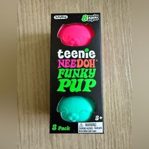 🆕 NEEDOH Teenie Funky Pup 3pk